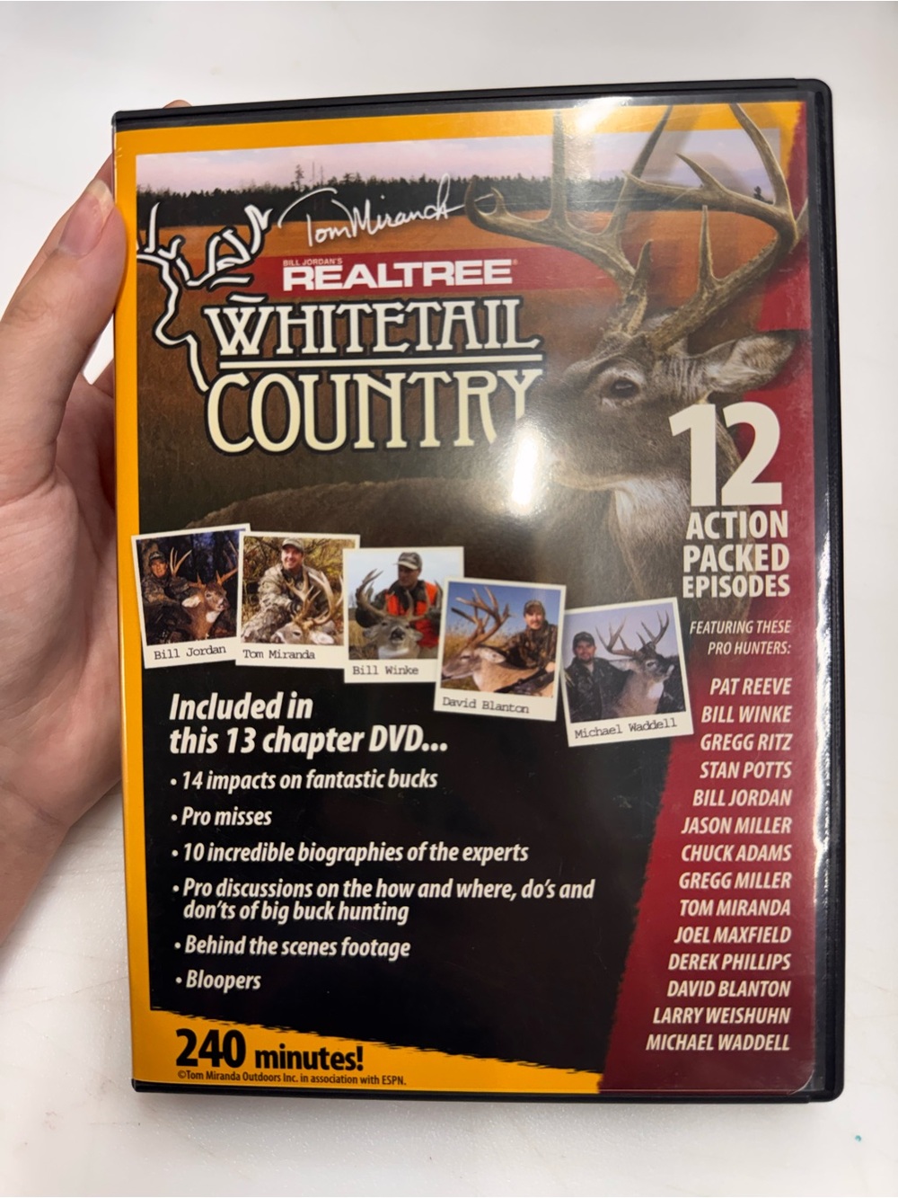 DVD-Realtree Whitetail Country-12 Episodes w/Pro Hunters Tested